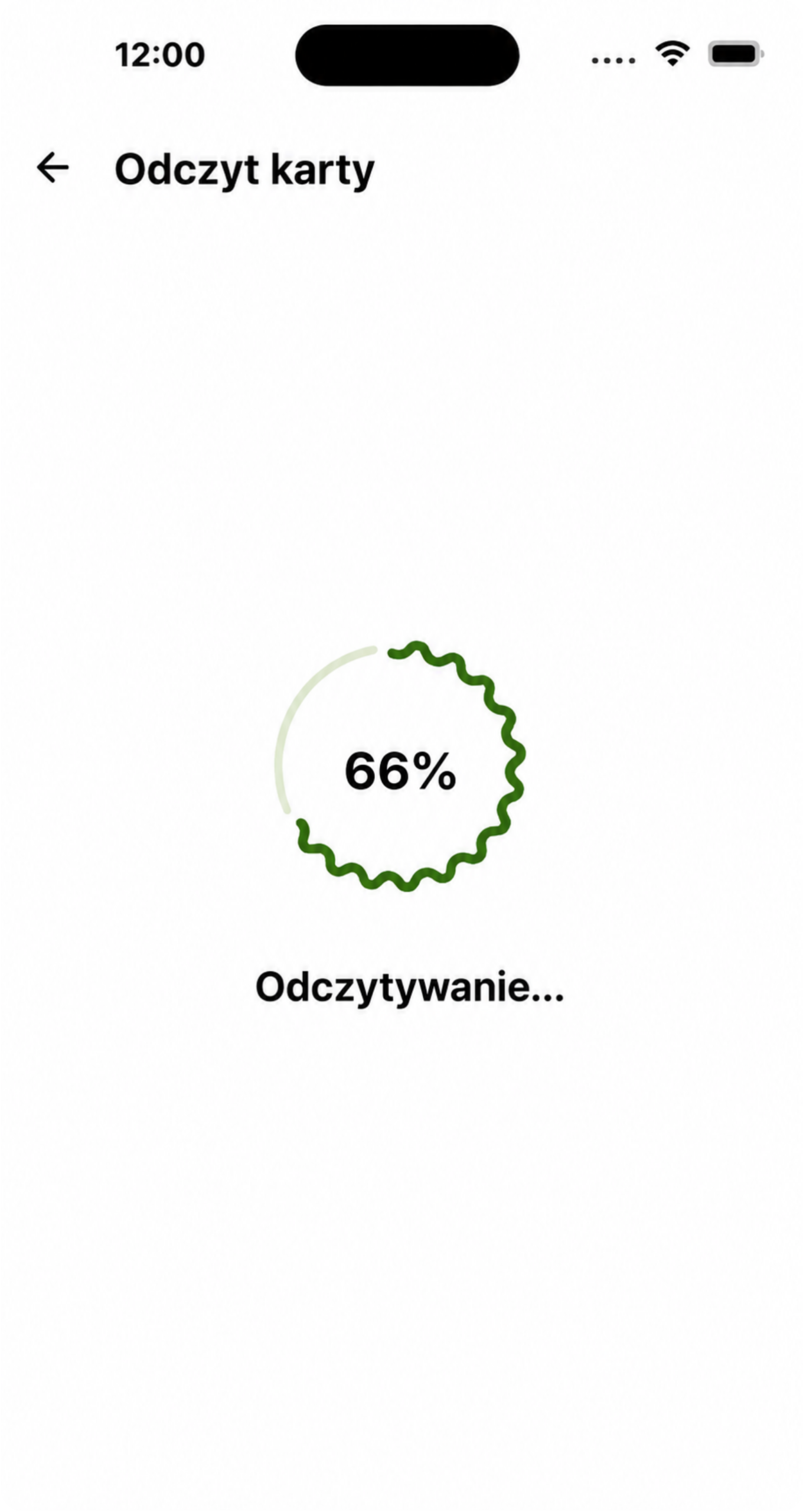 Odczyt karty kierowcy w aplikacji MT Tacho postęp pobierania danych